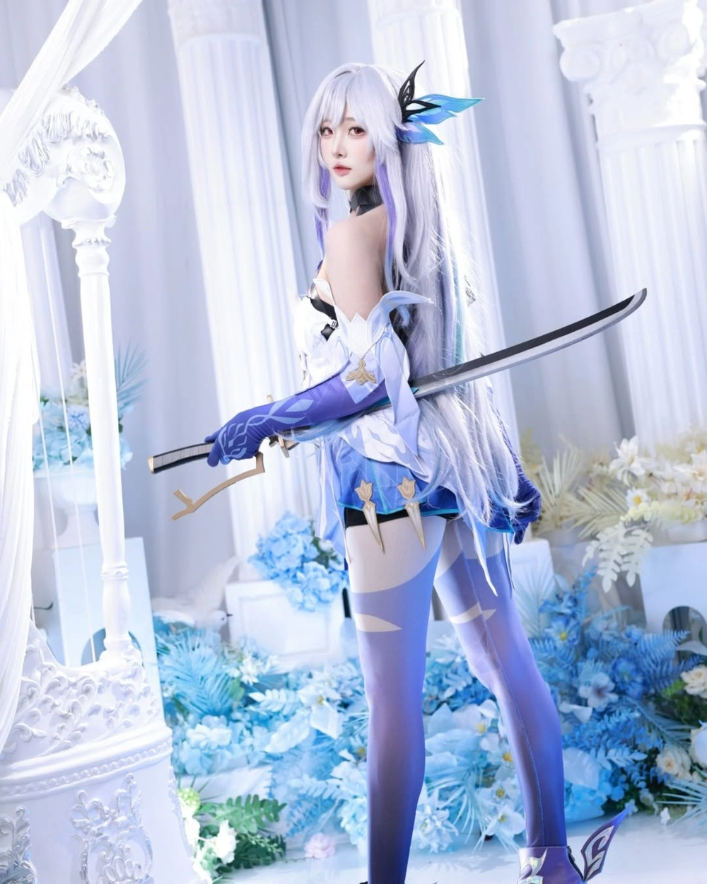 skirk cosplay chân thực