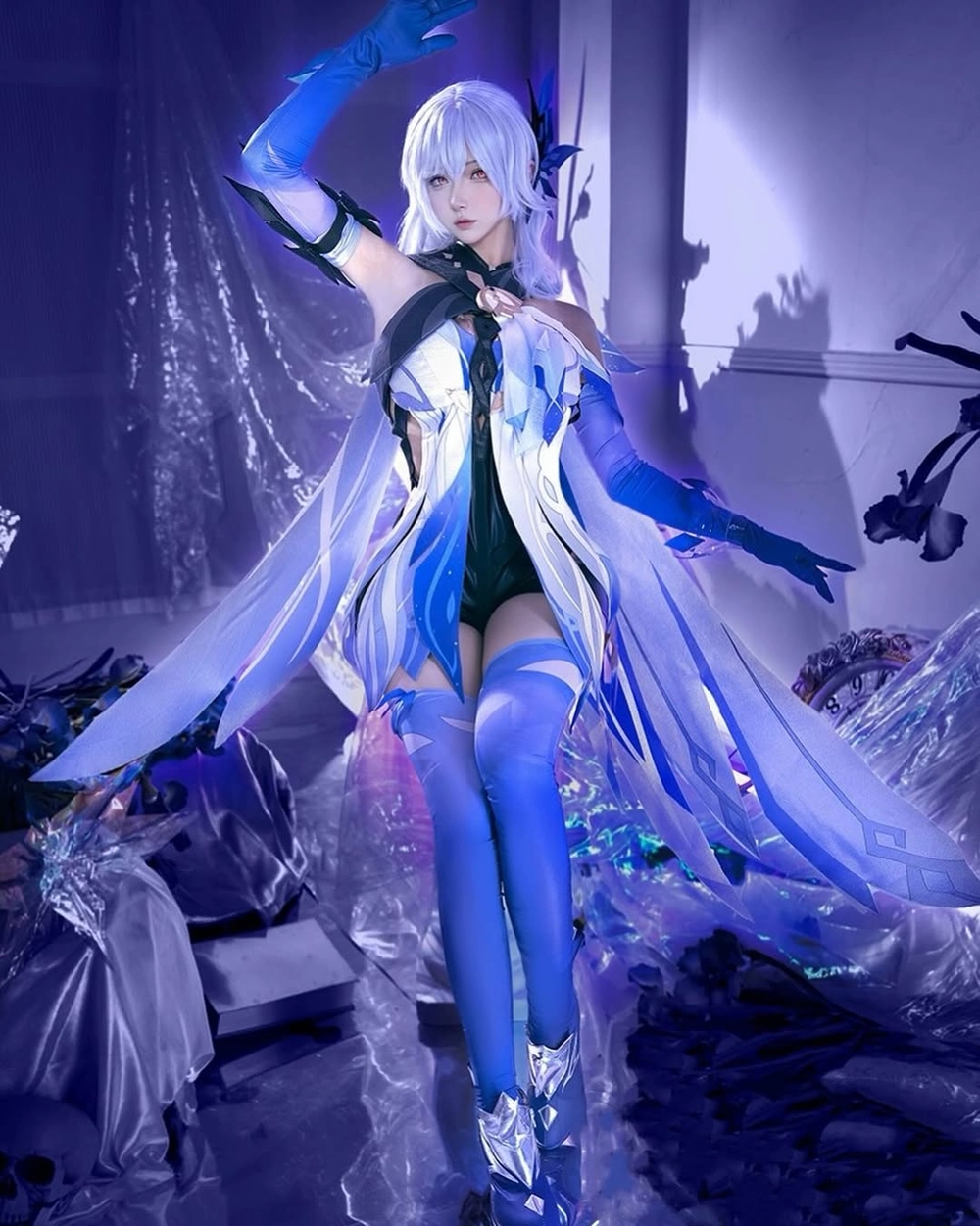 skirk cosplay biểu cảm cute