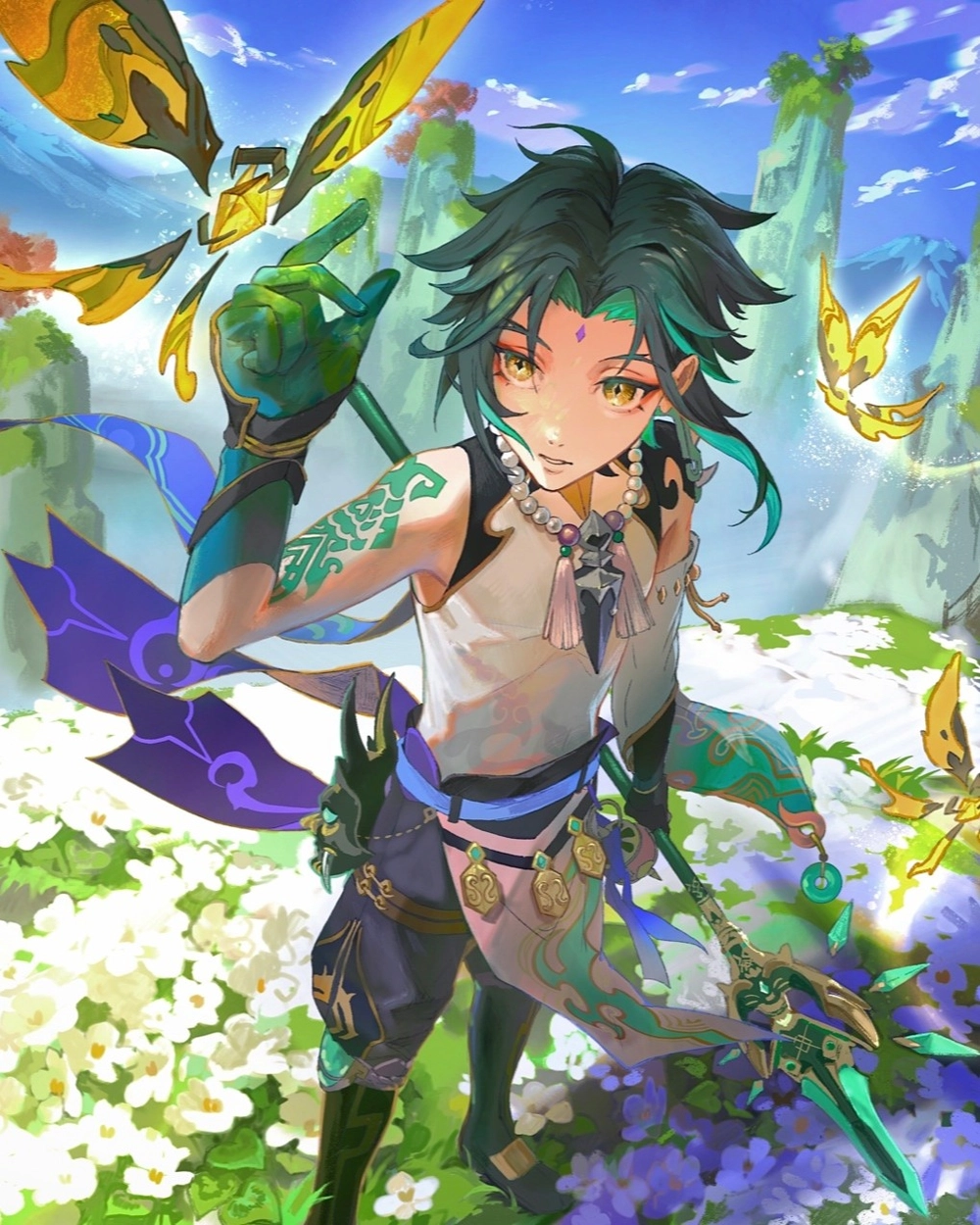 ảnh xiao genshin dễ thương