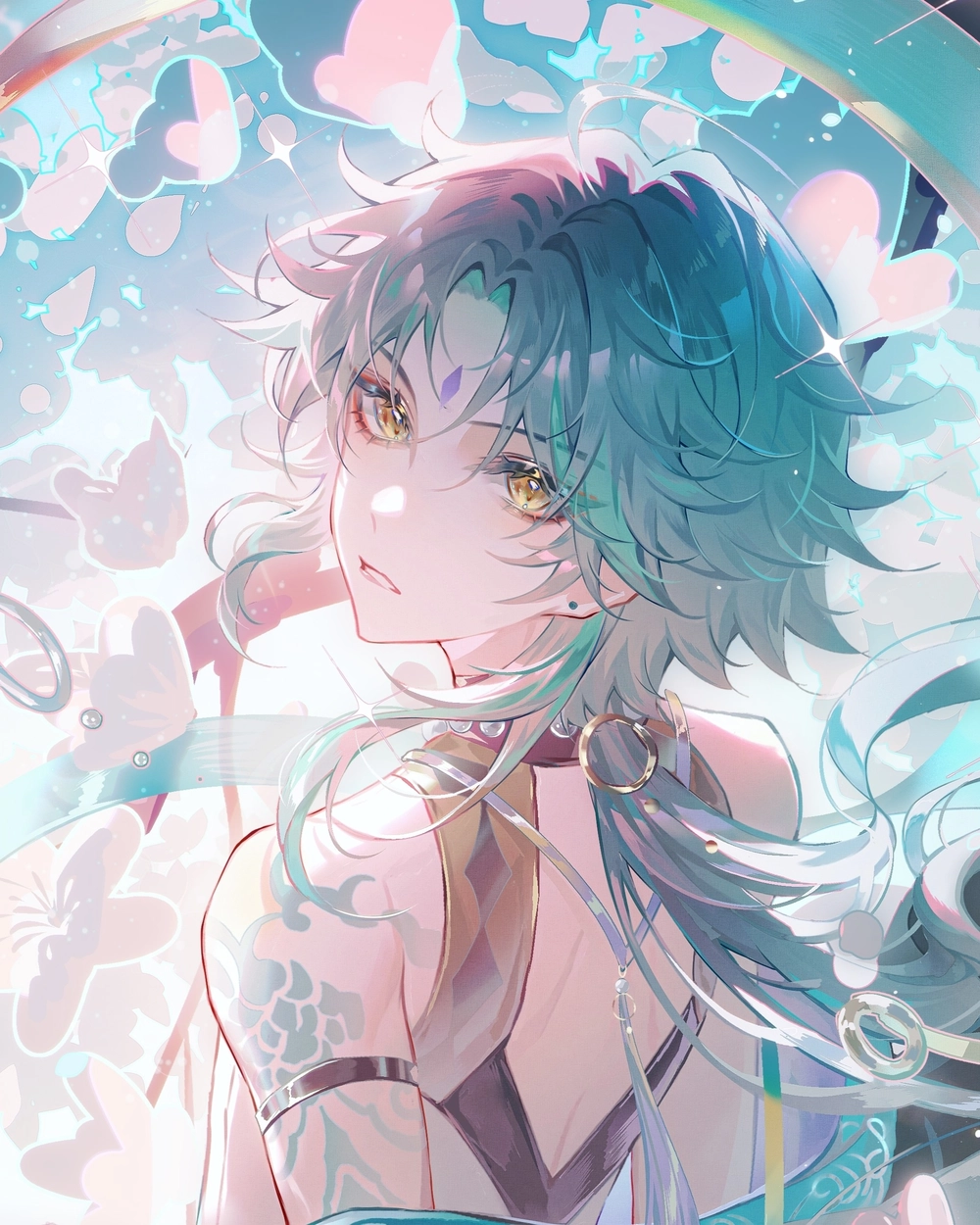 ảnh xiao genshin anime style