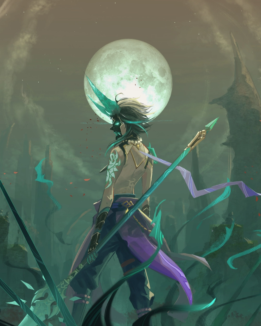 xiao genshin wallpaper 4k đẹp