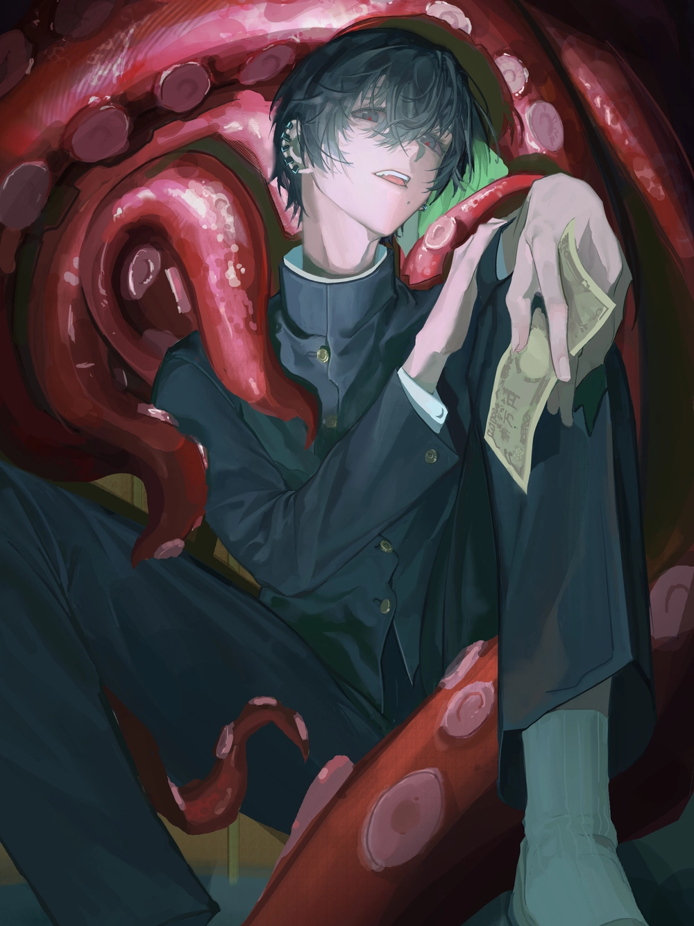anime yoshida chainsaw man fanart