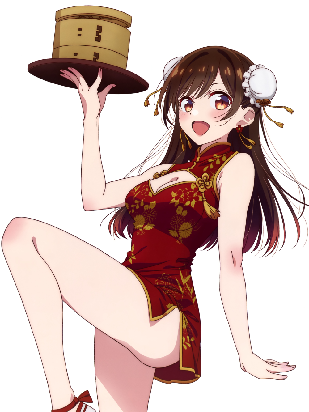 Chizuru Ichinose anime dáng đứng xinh