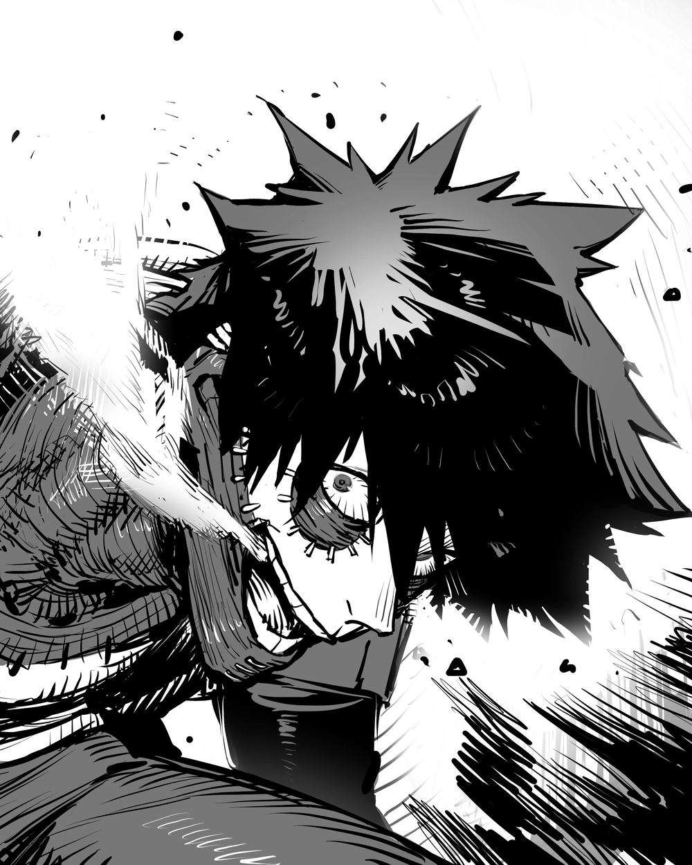 ảnh chibi Dabi đáng yêu