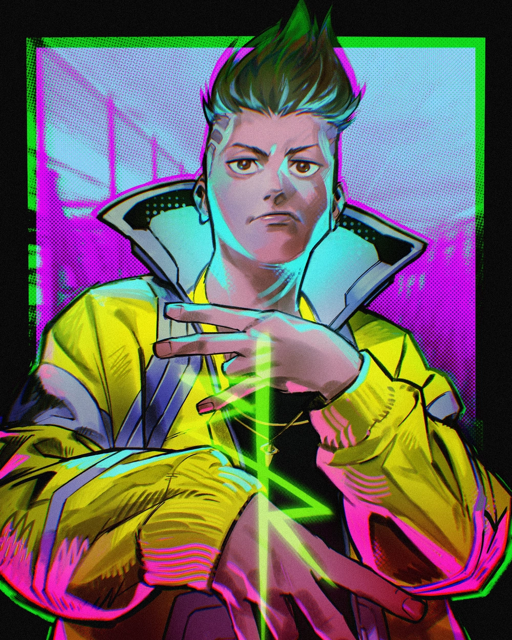 David Martinez anime cyberpunk hình nền
