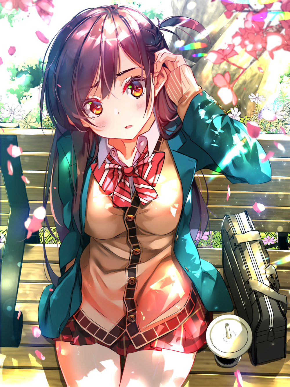 Ichinose Chizuru anime dáng ngồi đáng yêu