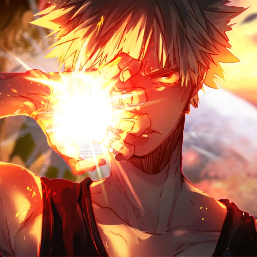 bakugo katsuki anime lửa