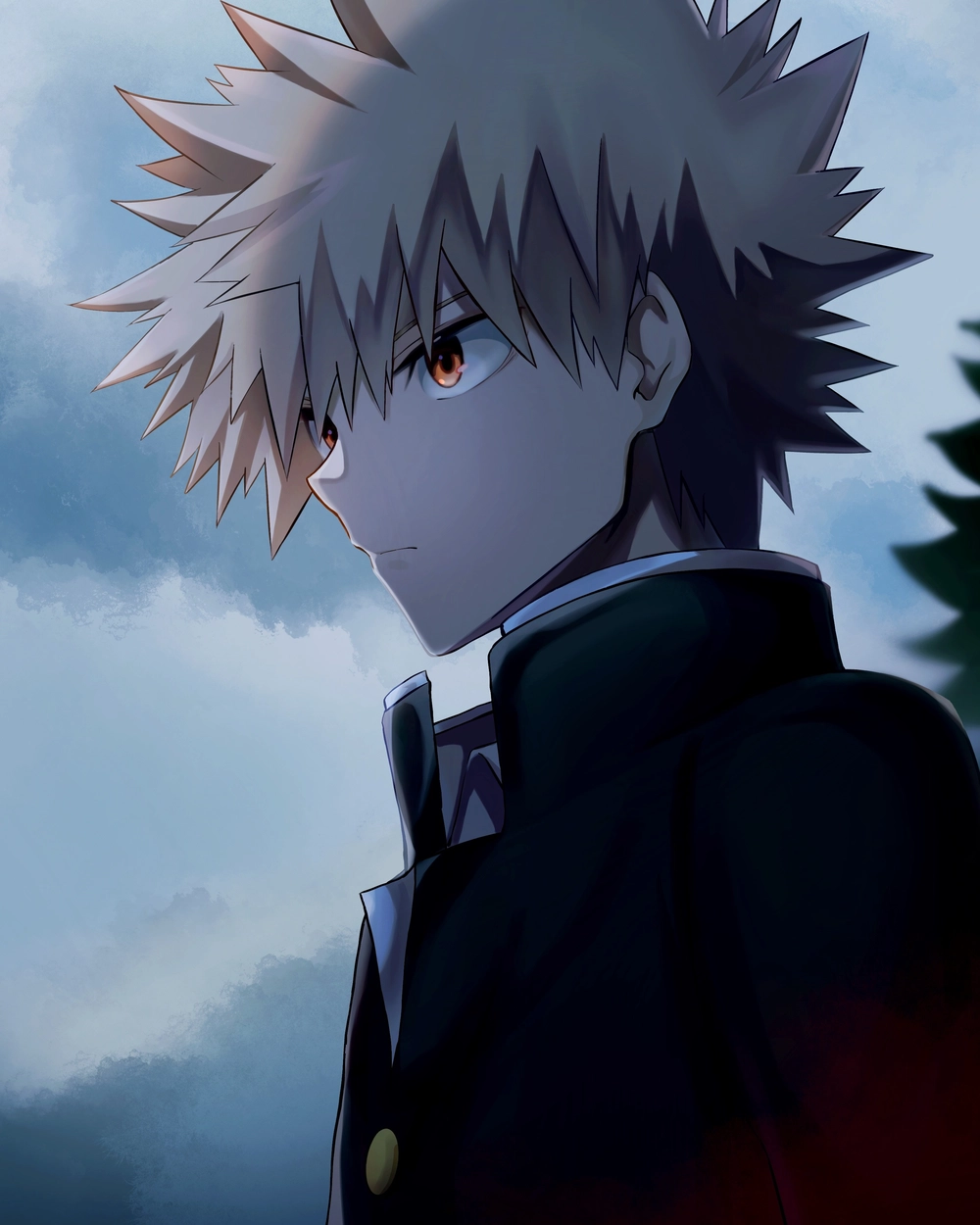 Katsuki Bakugo tập trung