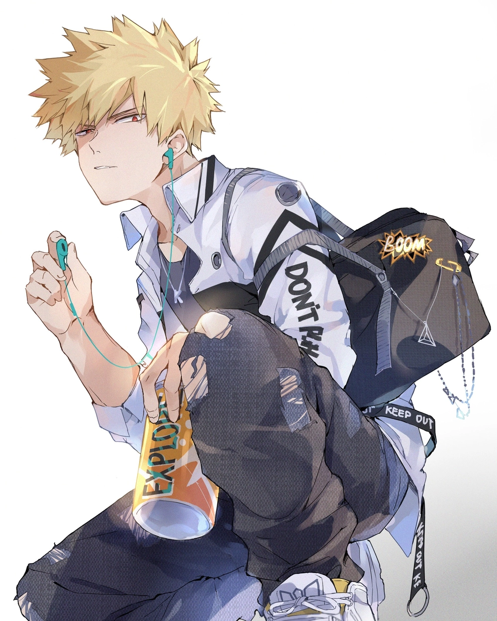 Katsuki Bakugo pose ngầu