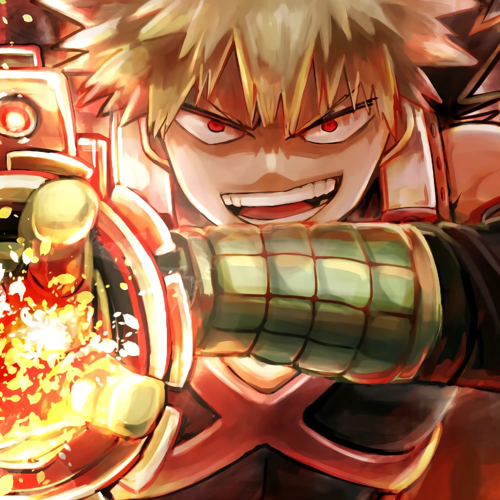 bakugo katsuki anime pose