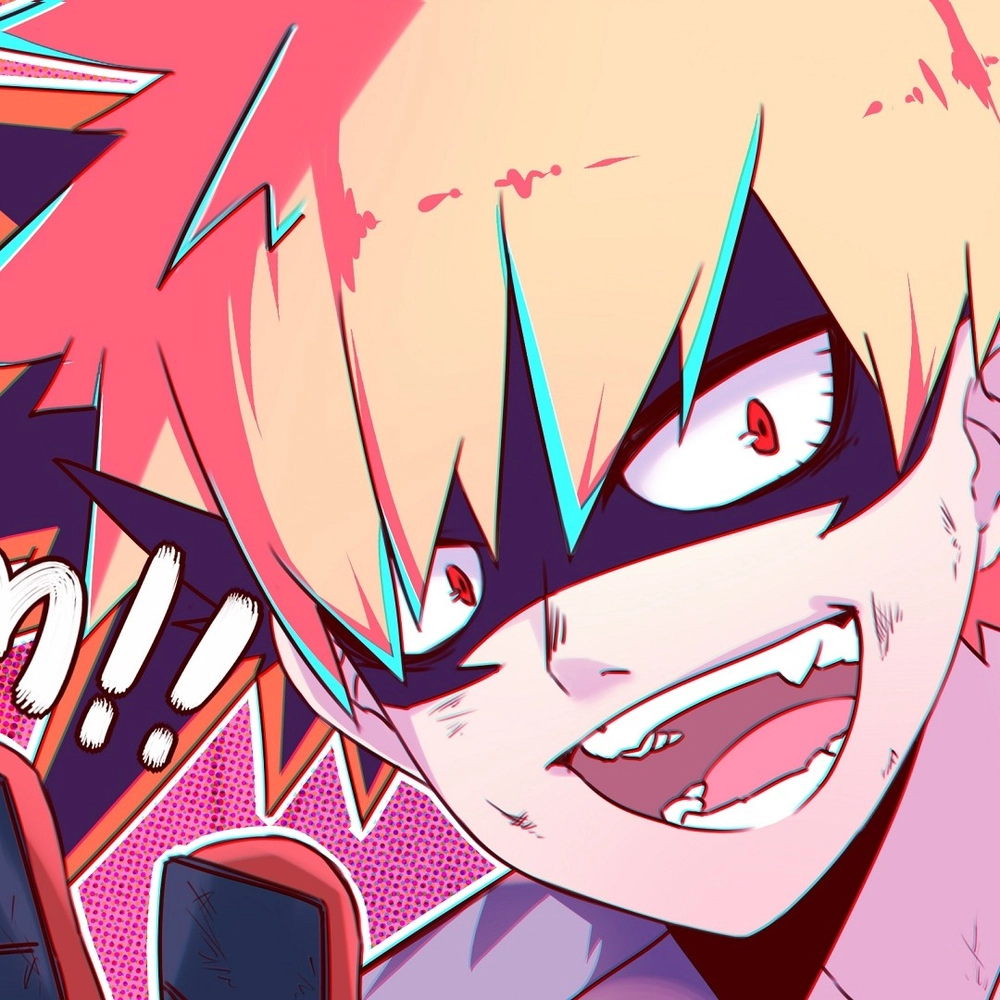 bakugo katsuki anime look