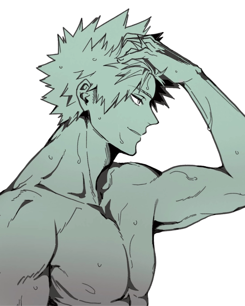 Katsuki Bakugo biểu cảm mạnh