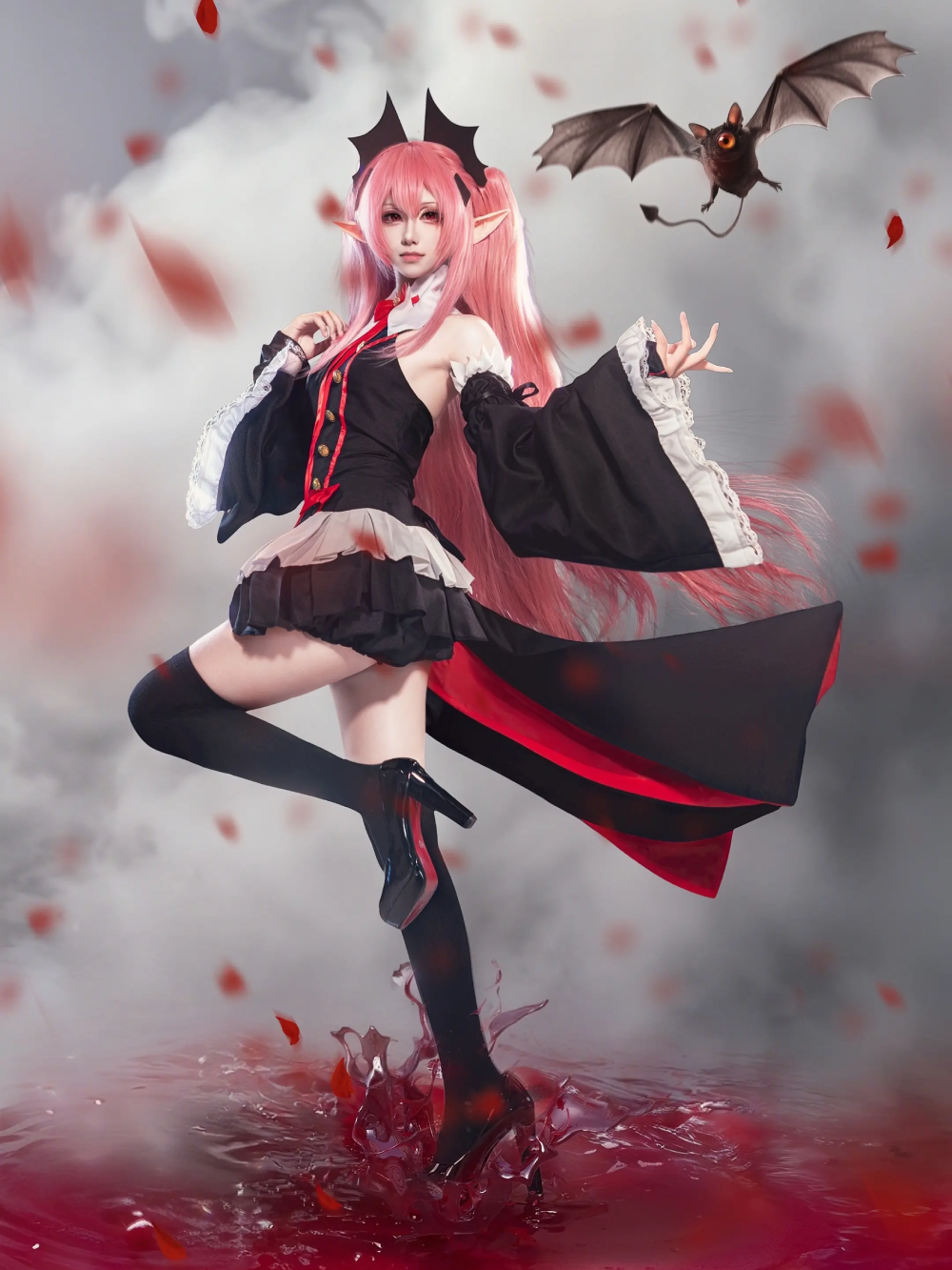 Krul Tepes cosplay tóc dài