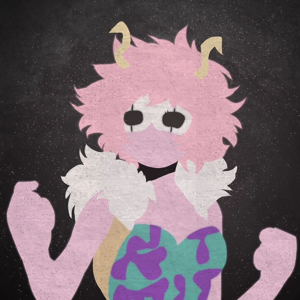 Mina Ashido cute art