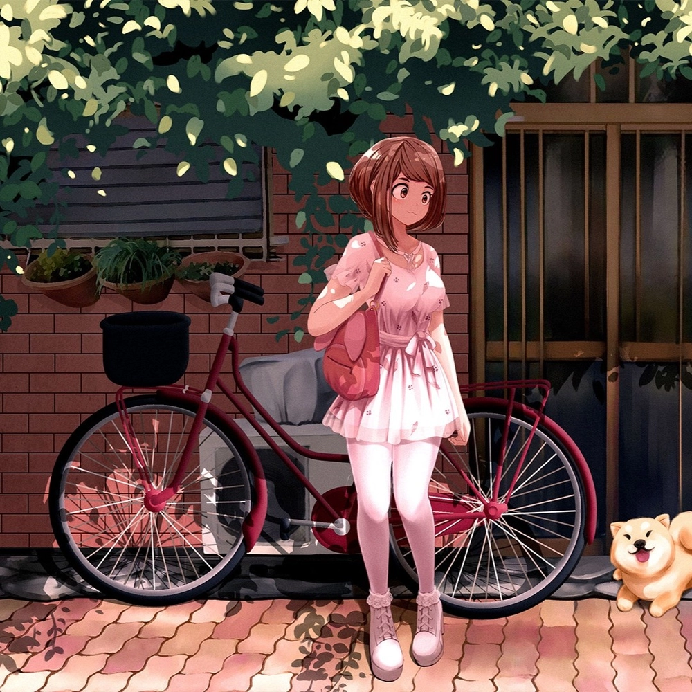 hình Ochaco Uraraka đáng yêu và mạnh mẽ