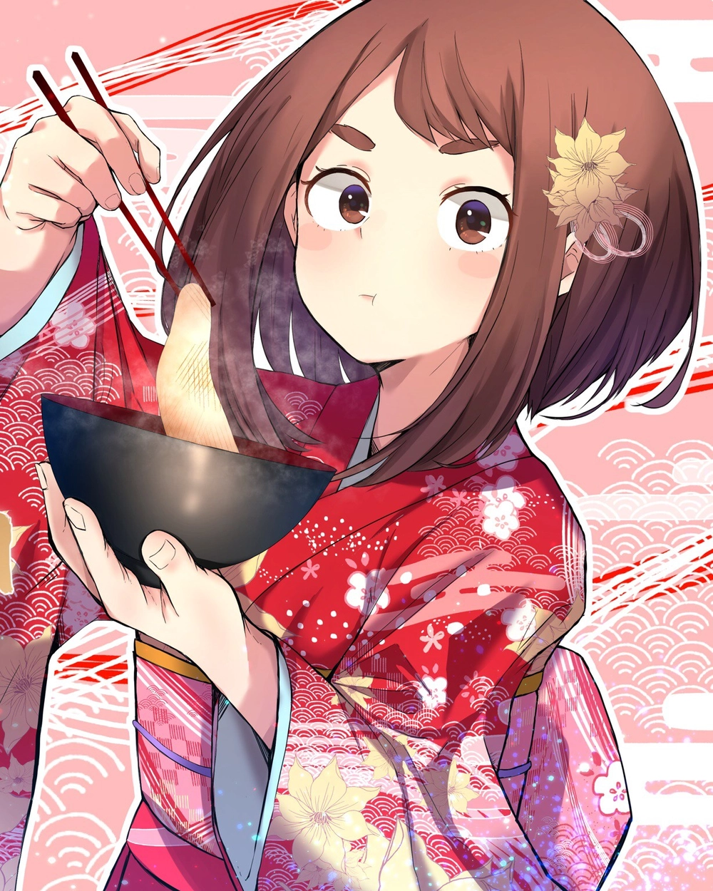 my hero ochaco uraraka chibi