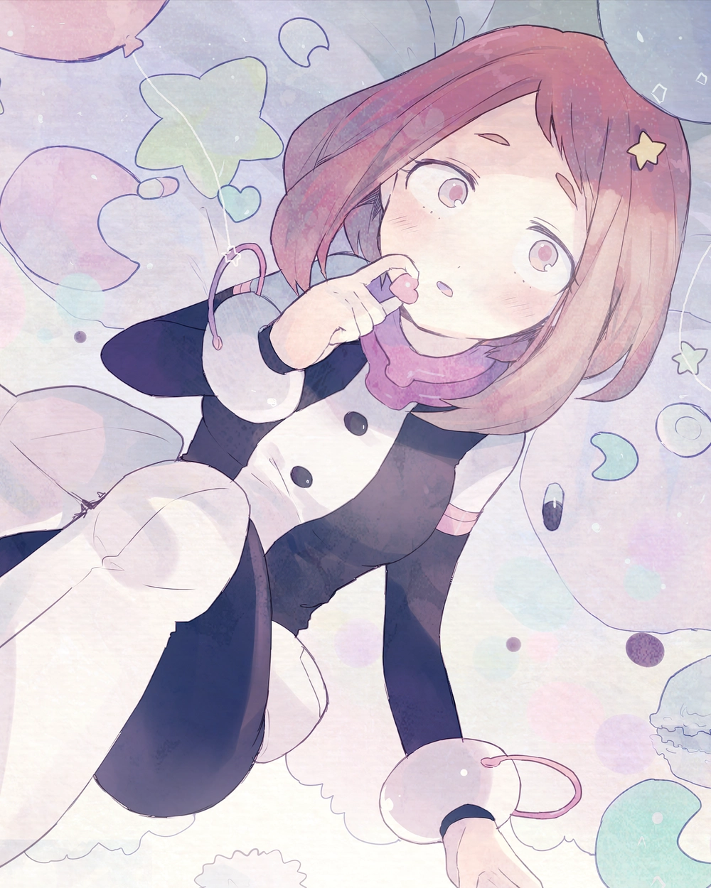 art ochaco uraraka phong cách mới