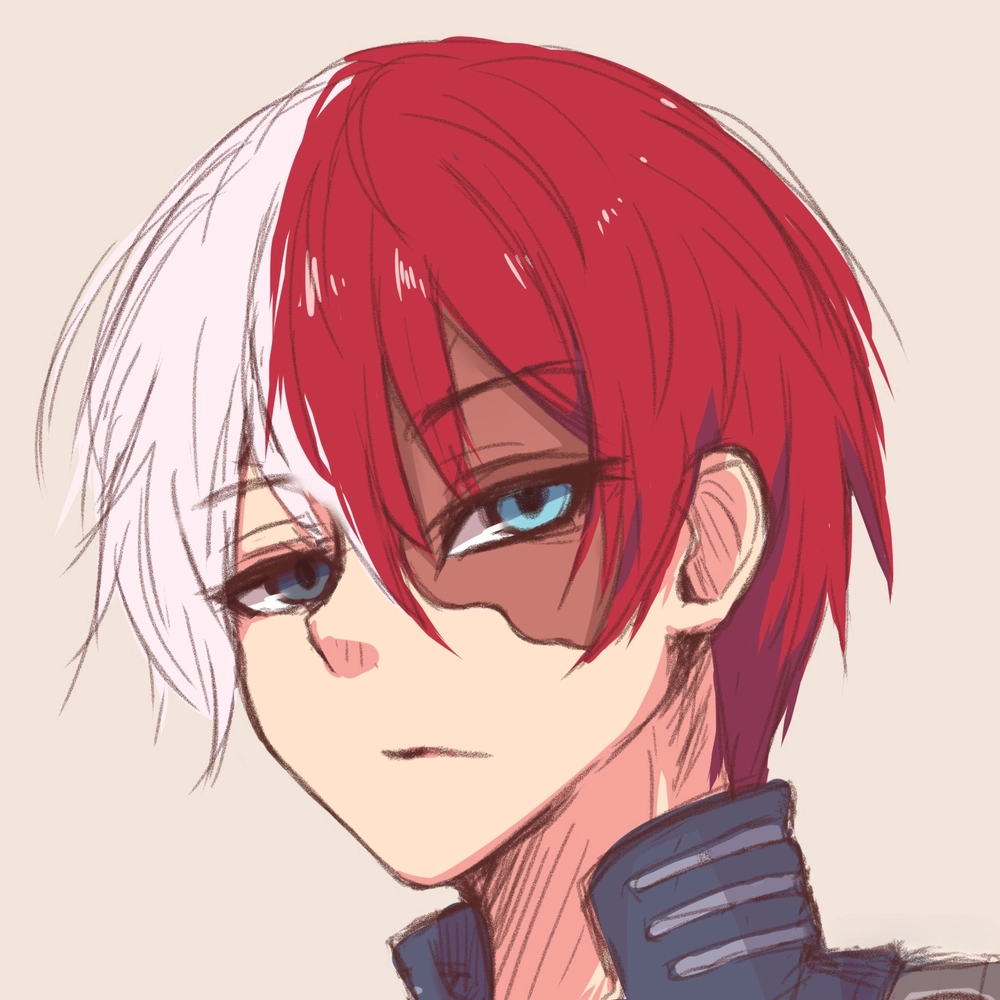 todoroki shoto tạo dáng