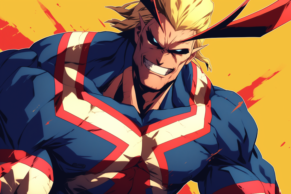 my hero academia all might mạnh mẽ