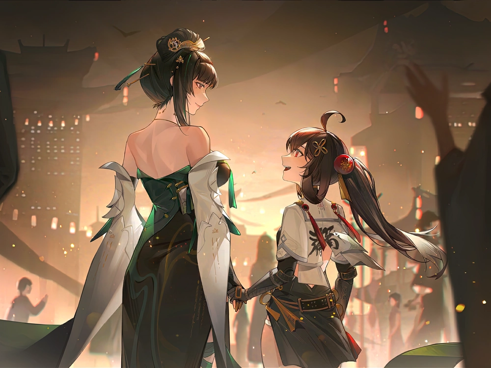 ảnh anime couple nắm tay