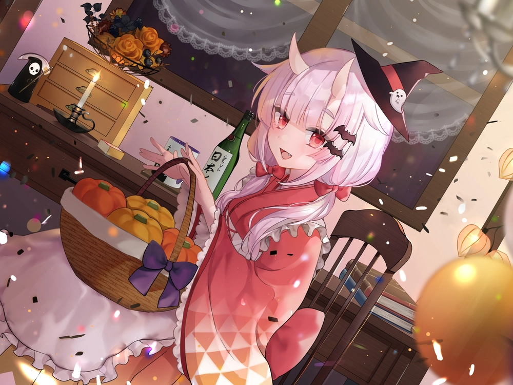 ảnh anime halloween ấn tượng