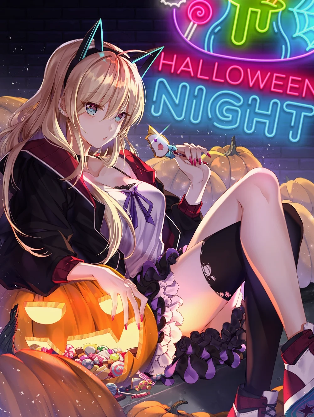 ảnh anime halloween vui nhộn