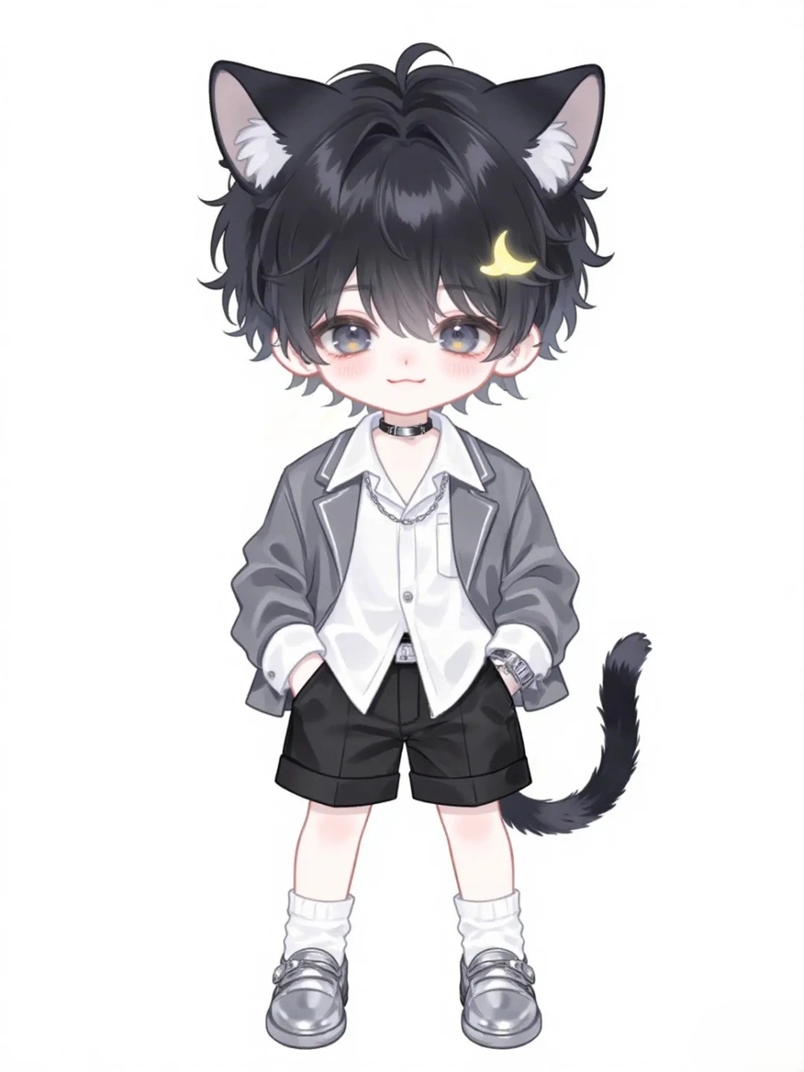 ảnh anime nam chibi pose dễ thương