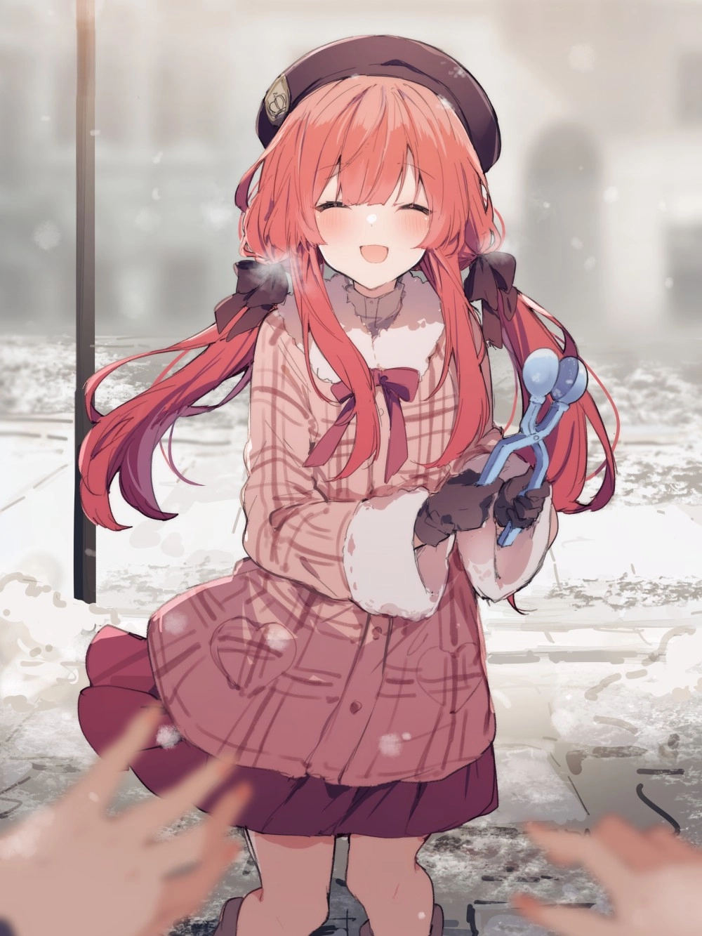 ảnh anime tuyết phong cảnh