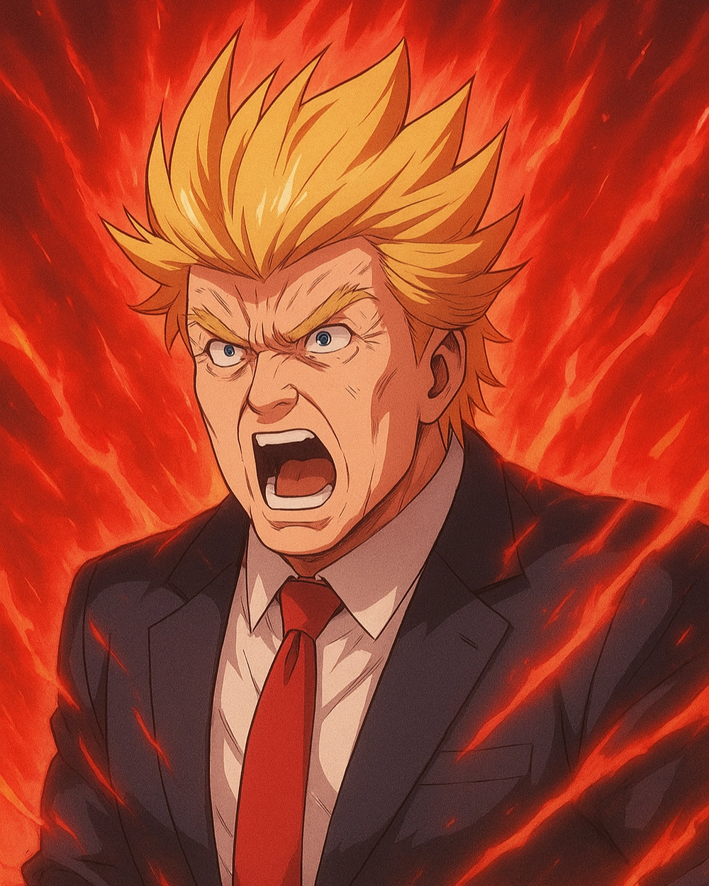 donald trump anime manga bá đạo