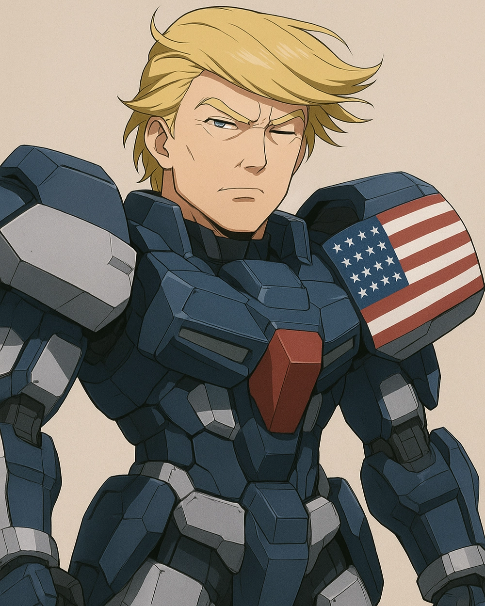 donald trump anime art phong cách
