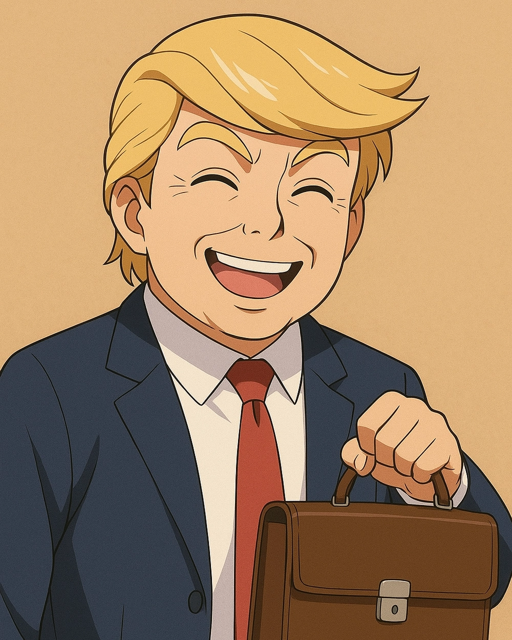donald trump anime đáng yêu
