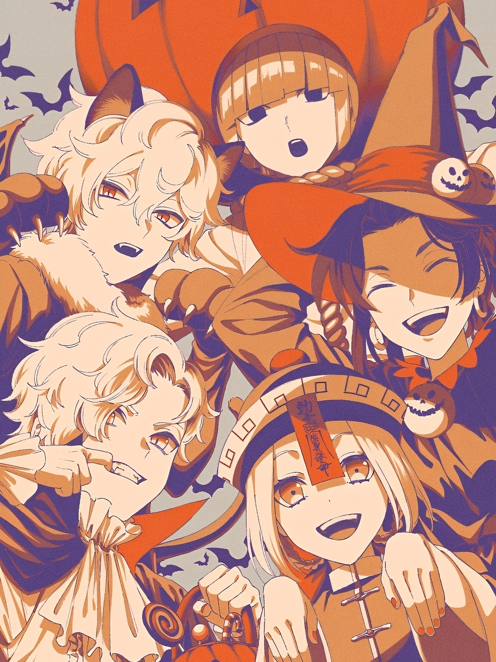 ảnh halloween anime girl cute