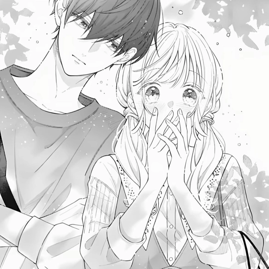 ảnh trắng đen anime tình yêu