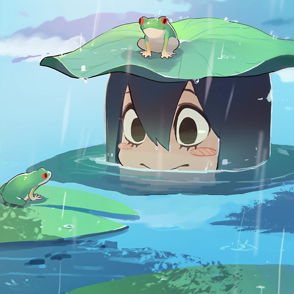 ảnh anime tsuyu asui