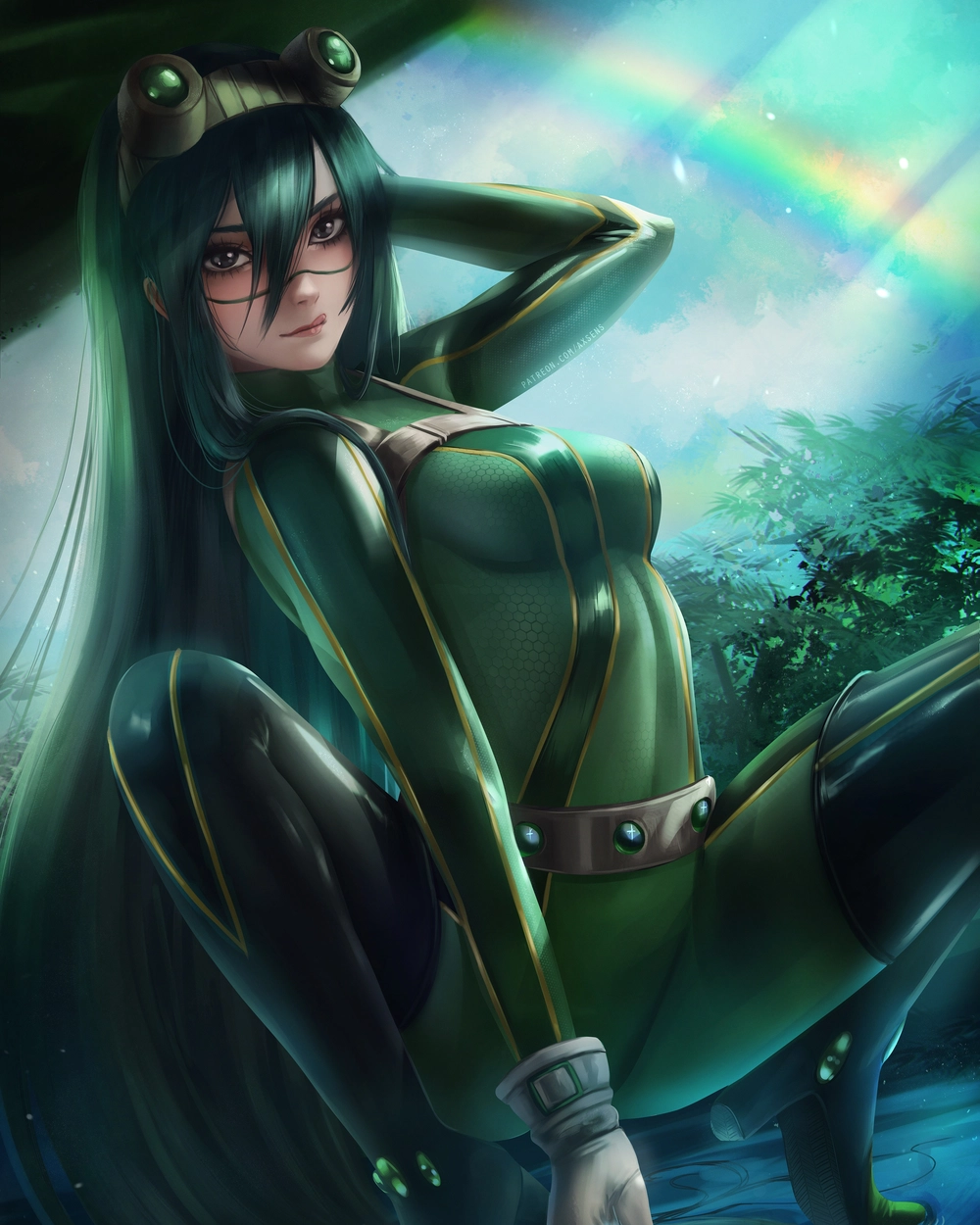 tsuyu asui anime ngầu