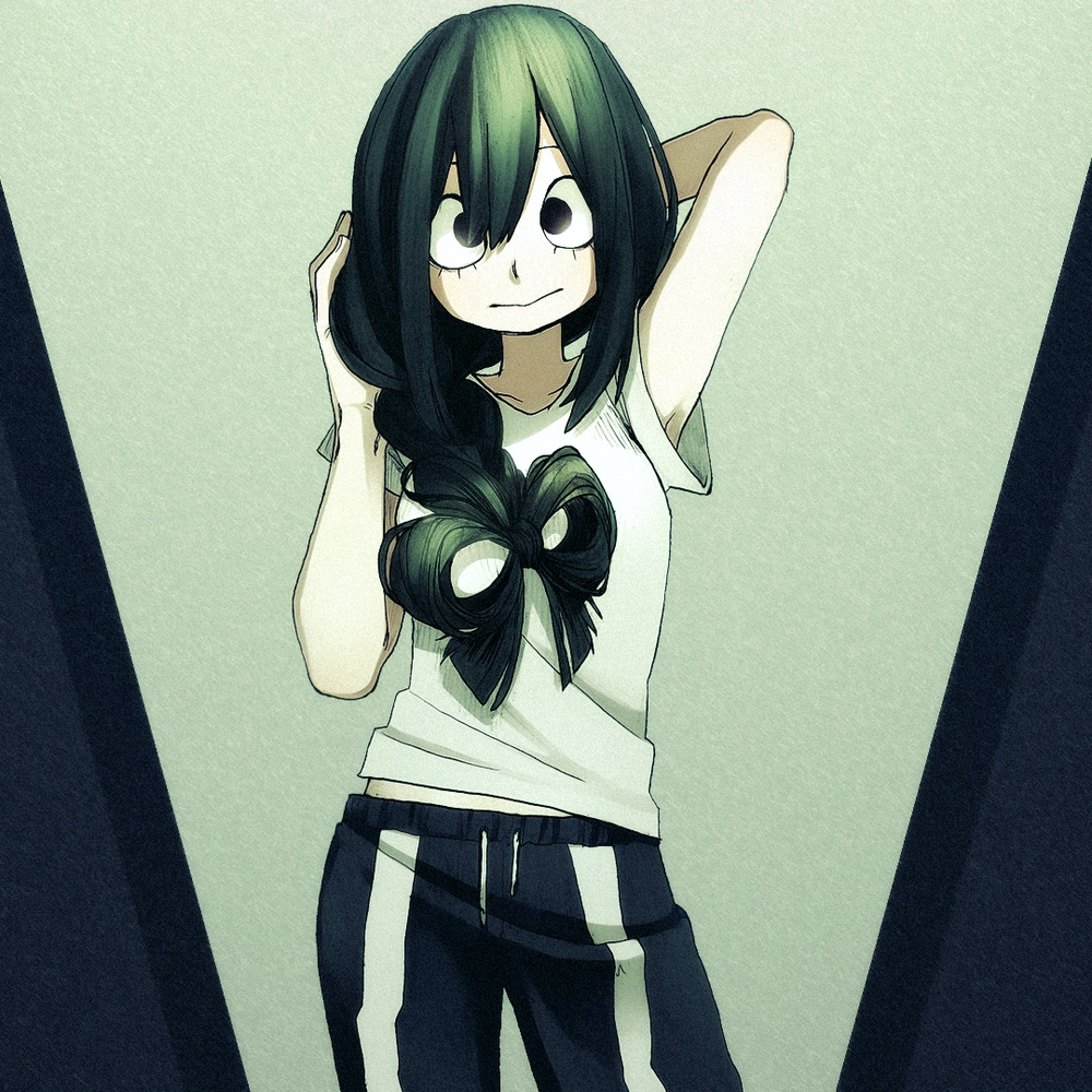 ảnh tsuyu asui nhìn đáng yêu