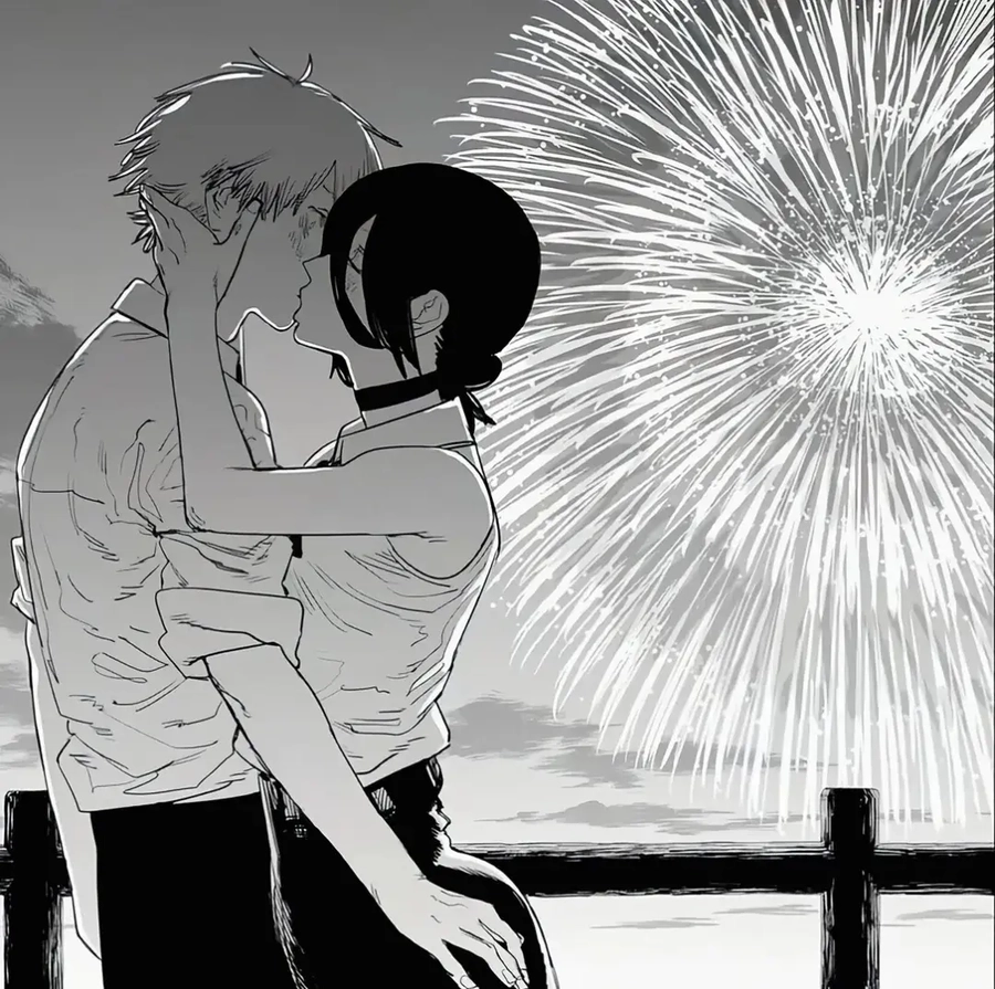 anime đen trắng đôi yêu nhau