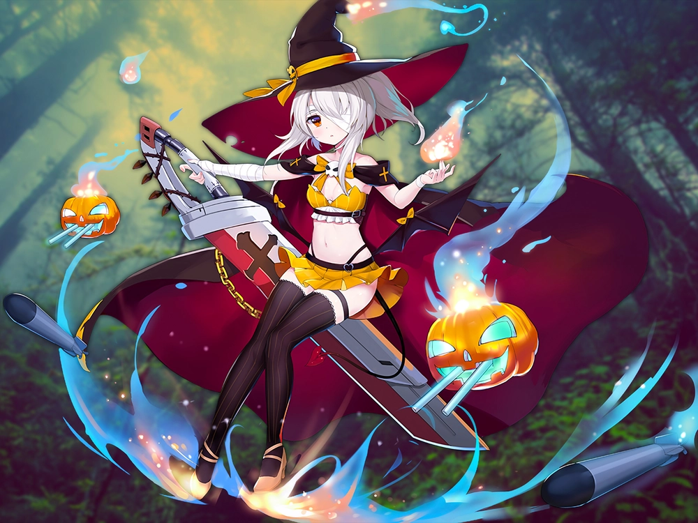 anime halloween nhân vật xinh