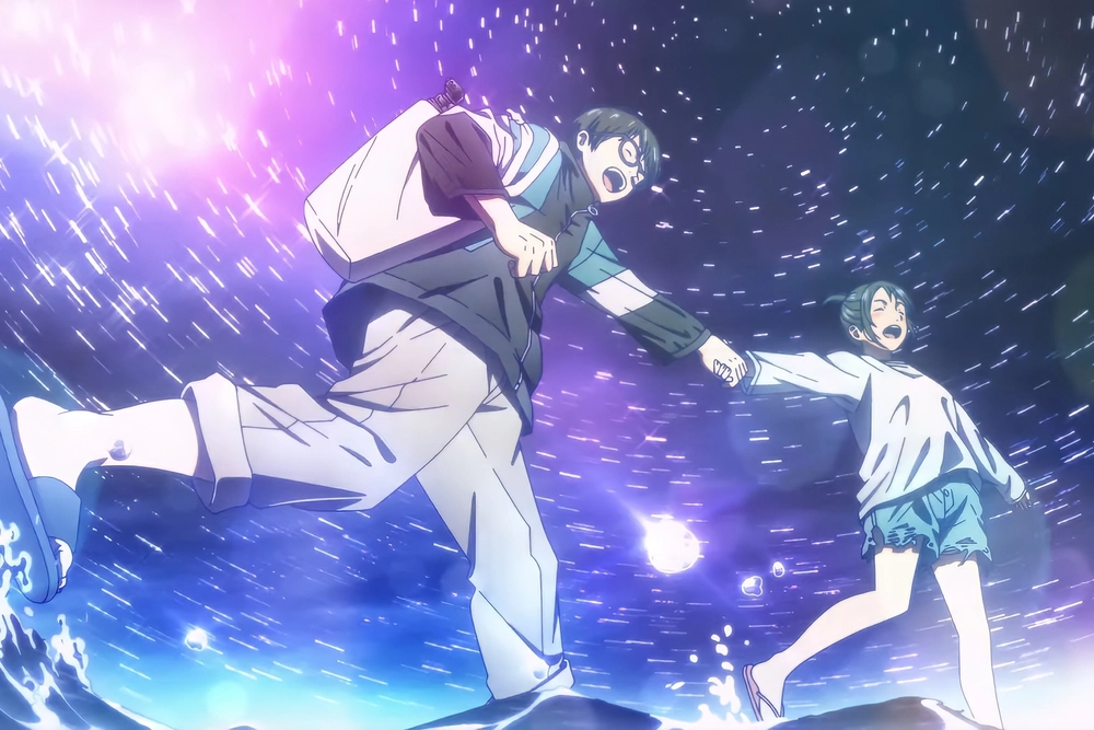 anime nắm tay đi dạo