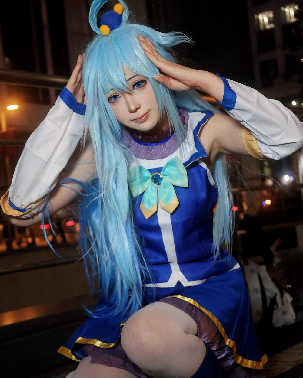 cosplay aqua konosuba ấn tượng