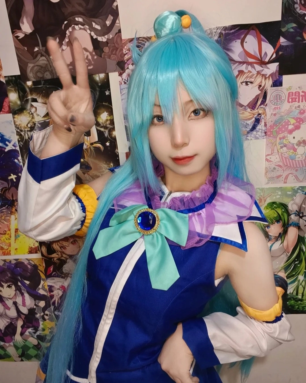 cosplay aqua konosuba dễ thương