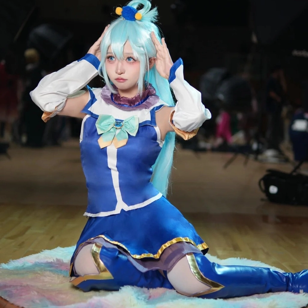 aqua cosplay phiên bản 3d