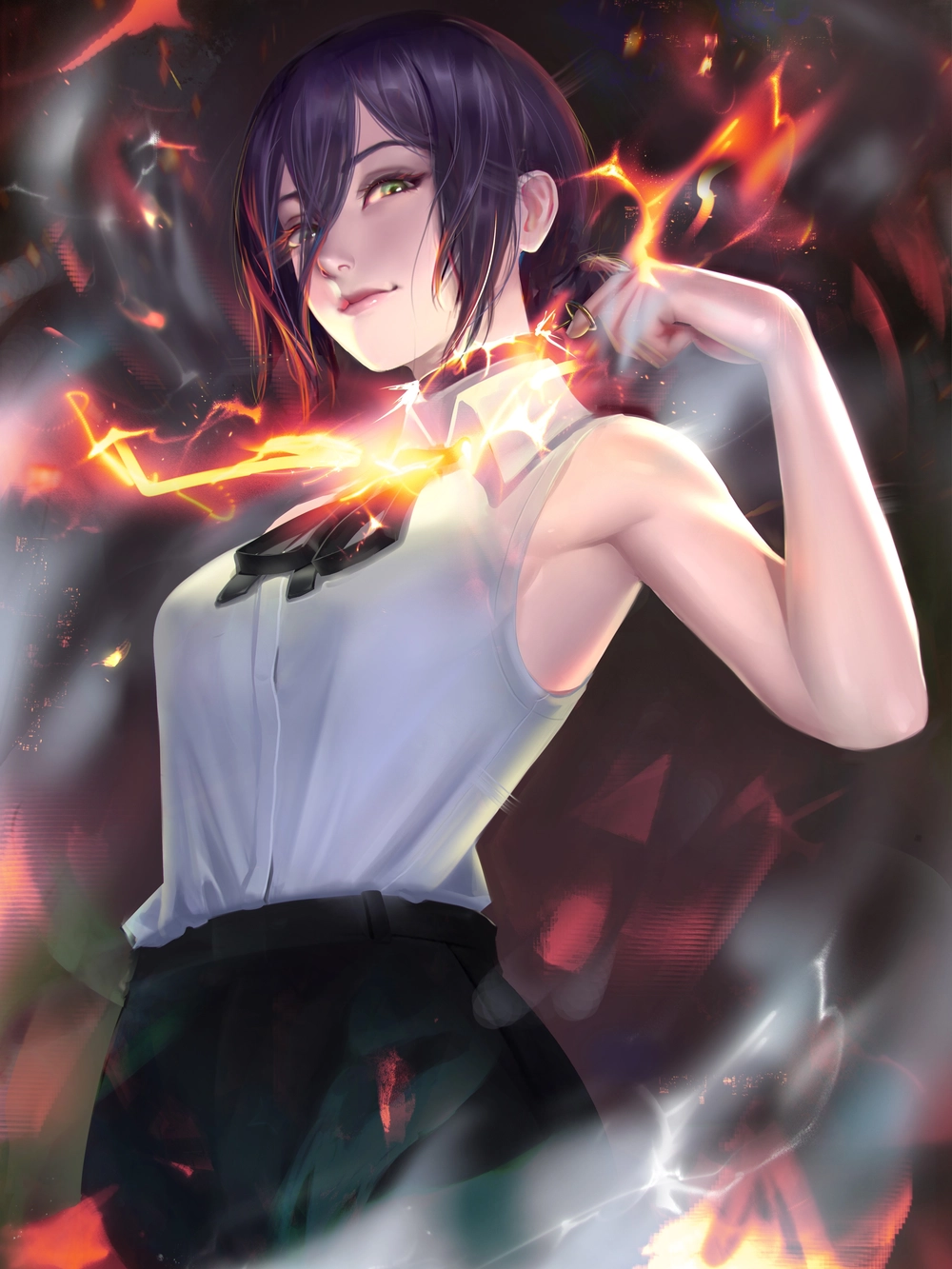 90+ Ảnh Chainsaw Man Reze đẹp ngọt ngào và nguy hiểm