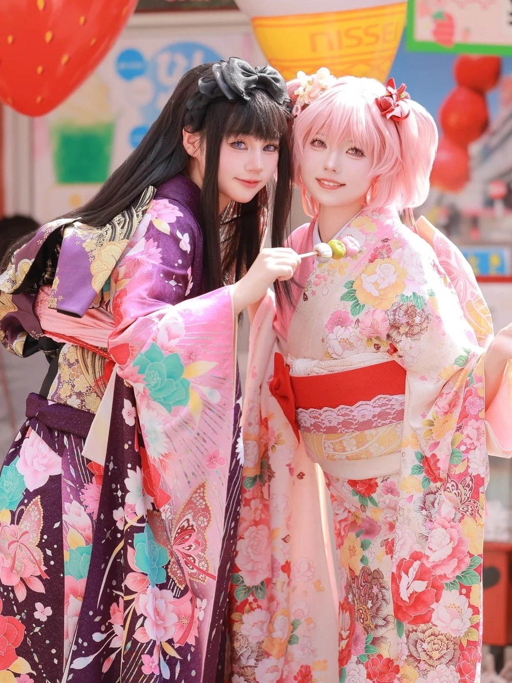 kimono cosplay nghệ thuật