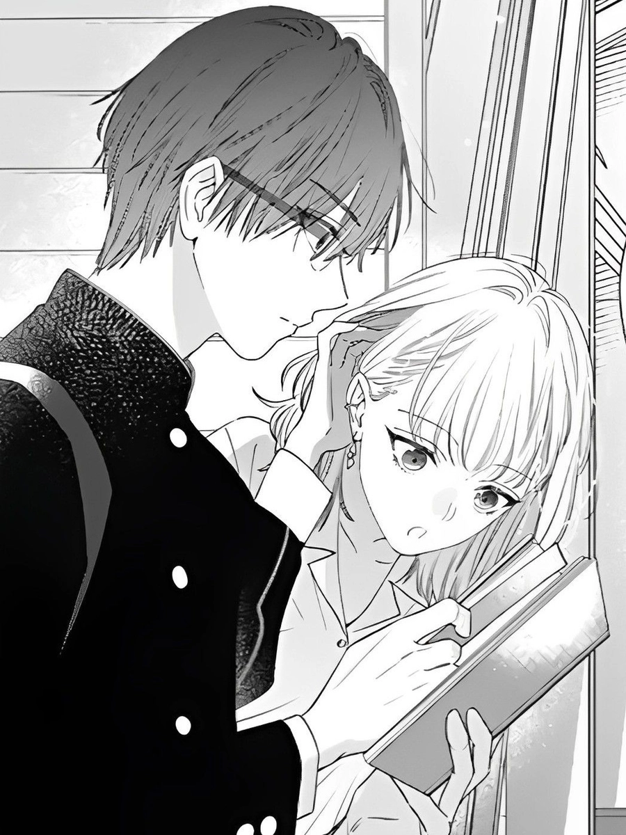 đôi anime trắng đen dễ thương