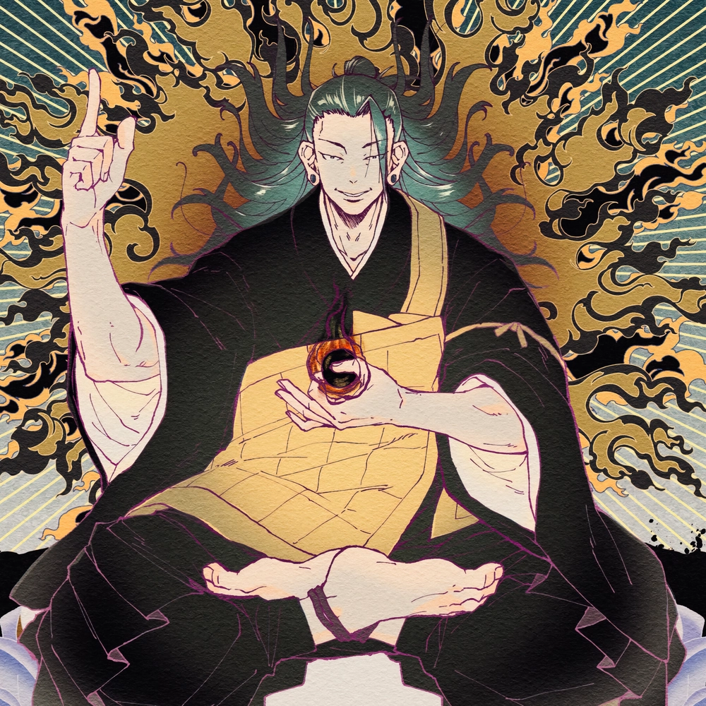 geto suguru ảnh nghệ thuật