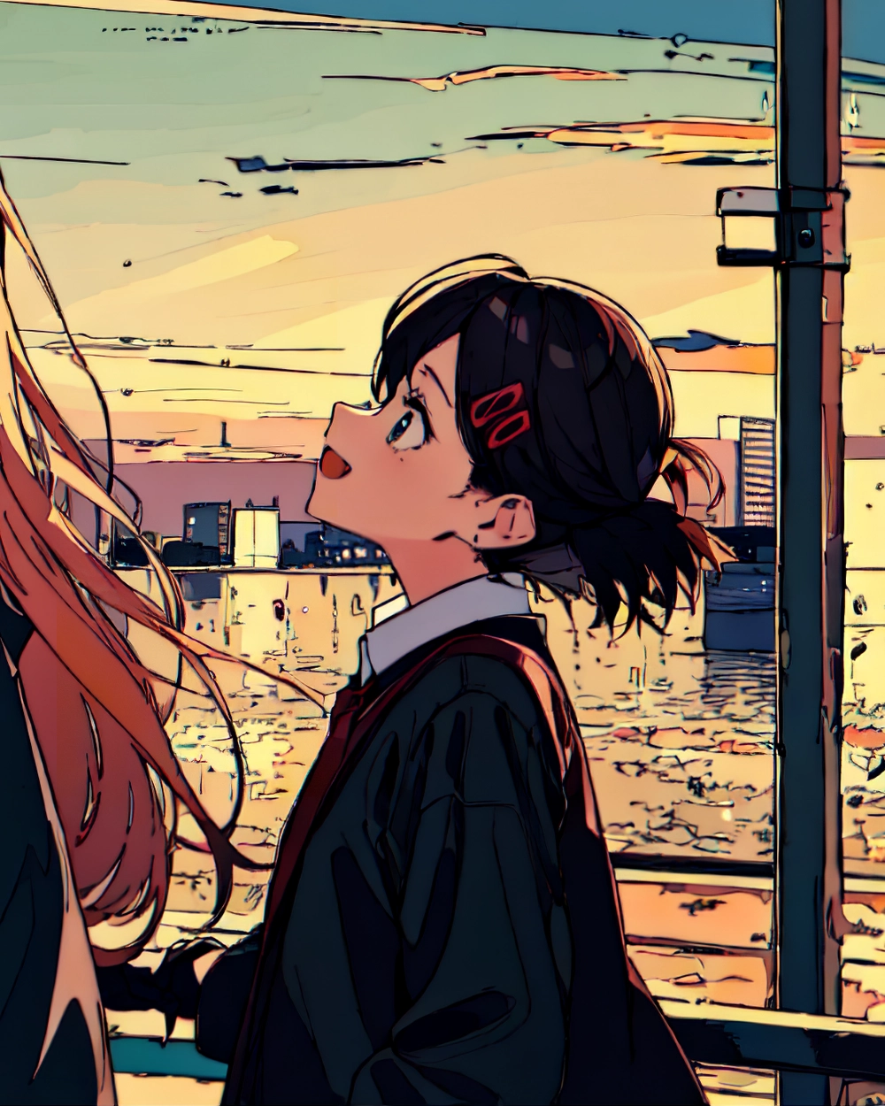 kobeni higashiyama anime tạo dáng độc đáo