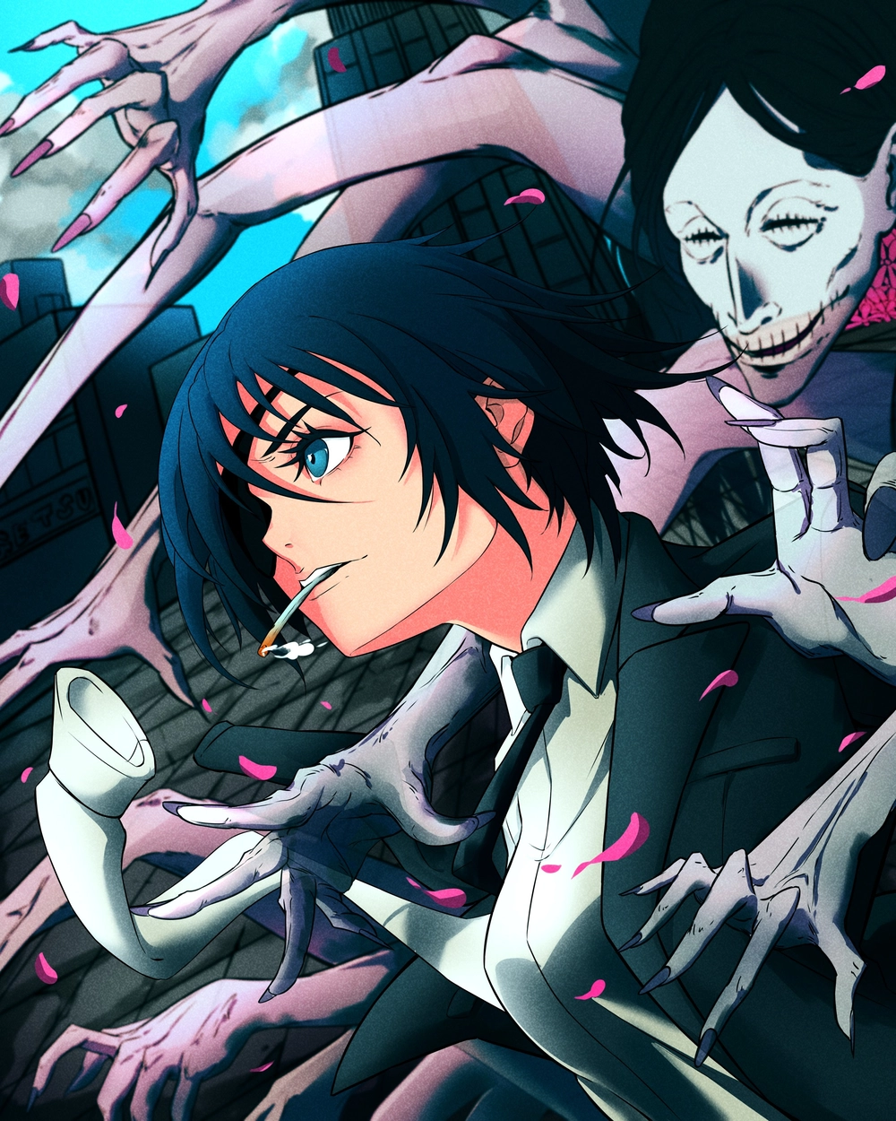 hình himeno chainsaw man nghệ thuật