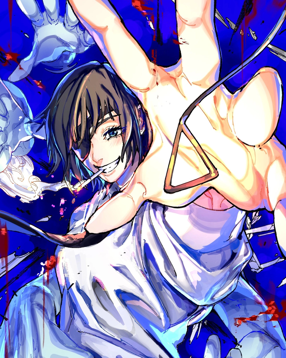 himeno chainsaw man bản vẽ