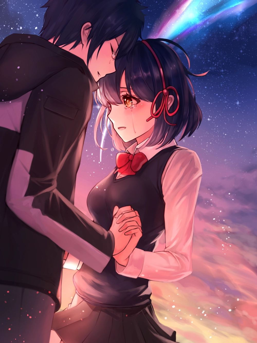 hình nắm tay anime đáng yêu